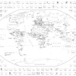 Download And Color A Free World Or United States Map With Flags With Regard To Printable World Map Coloring Page With Countries Labeled