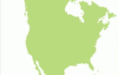 Download Free North America Maps in Map of North America Blank Printable