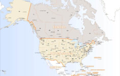 Download Free North America Maps throughout Map Of North America Printable Free
