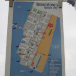 Downtown Ocean City Maryland Street Pole Map | Ocean City, M… | Flickr Within Ocean City Maryland Boardwalk Streets Map