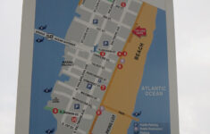 Downtown Ocean City Maryland Street Pole Map | Ocean City, M… | Flickr within Ocean City Maryland Boardwalk Streets Map