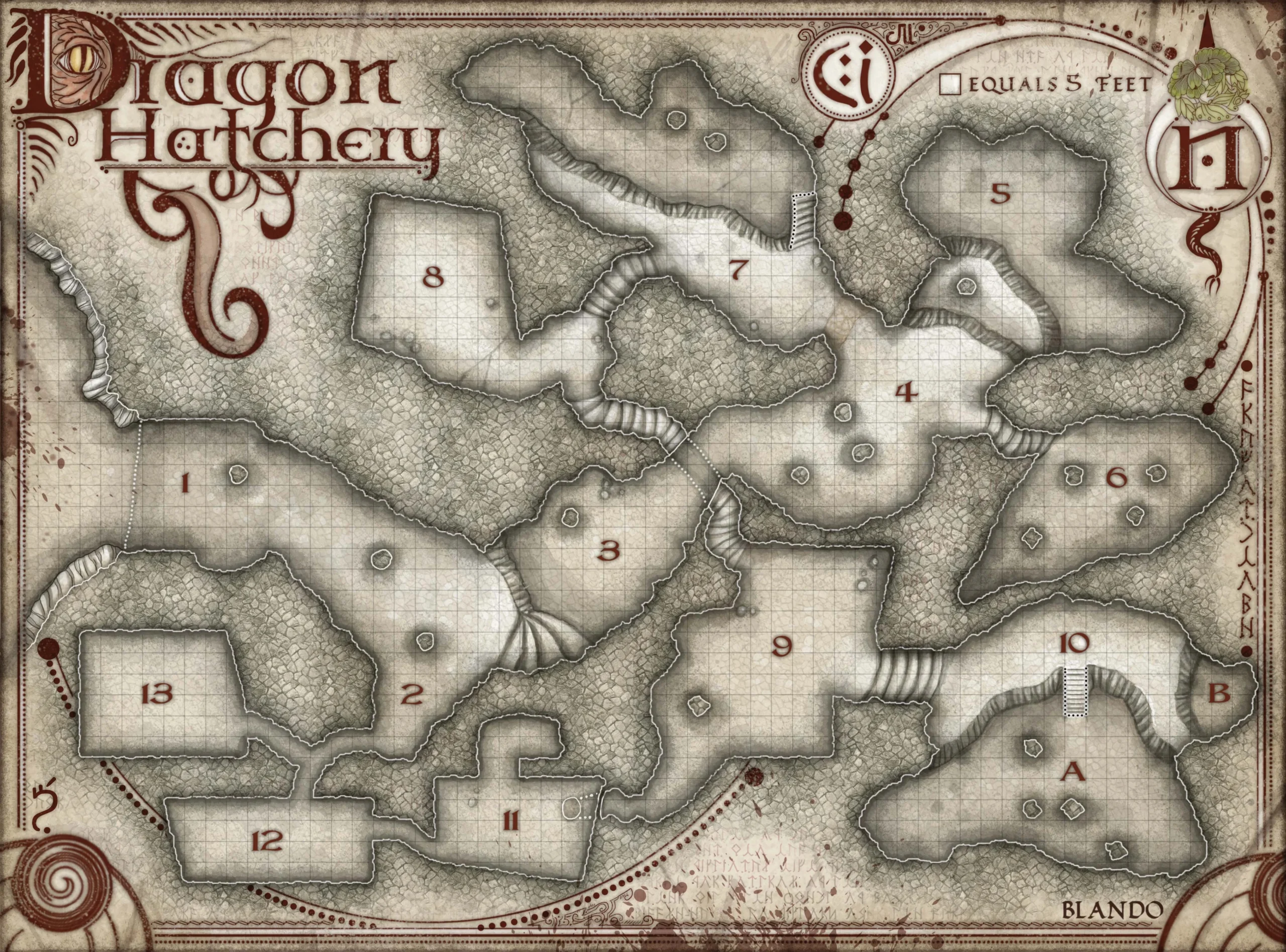 Dragon Hatchery - Hoard Of The Dragon Queen - 5Etools with Hoard Of The Dragon Queen Printable Maps