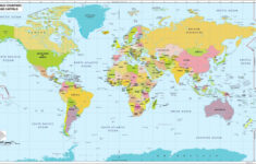 ▷ World Map To Print | High Quality Maps【Free】 for Large Printable World Map Download Free