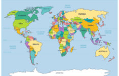 ▷ World Map To Print | High Quality Maps【Free】 pertaining to High Resolution World Map Printable