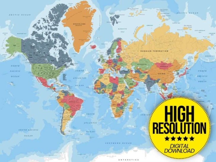 Custom A3 Map Printable