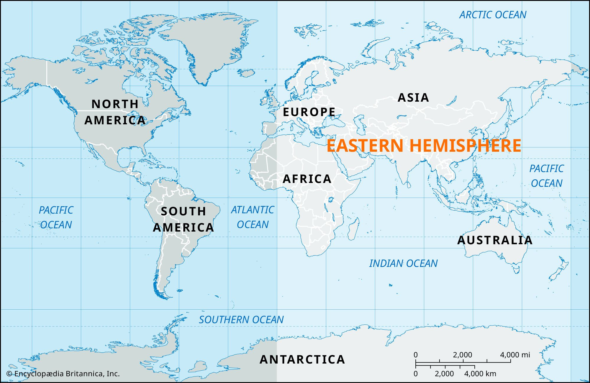 Eastern Hemisphere | Map, Continents, &amp;amp; Facts | Britannica with regard to Map of Western and Eastern Hemisphere