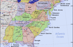 Eastern United States · Public Domain Mapspat, The Free, Open for Printable Map Of East Coast Usa