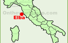 Elba Location On The Italy Map - Ontheworldmap regarding Map Of Elba Island Italy