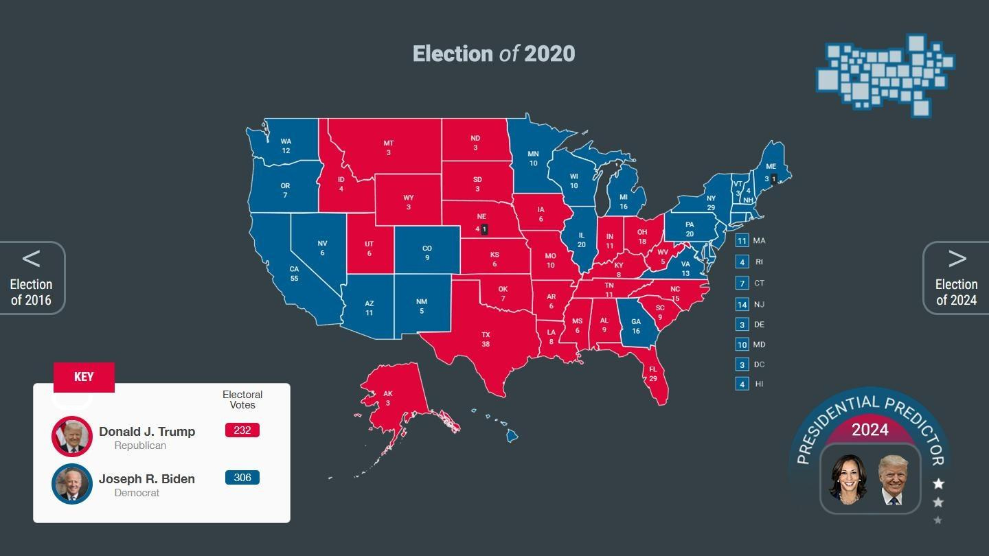 Electoral Decoder | Interactive Map | Pbs Learningmedia within Free Printable Electoral College Map 2025
