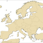 Europe Blank Map Regarding Map Of Europe And Asia Without Labels