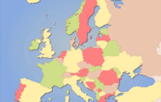 Europe Blank Map with regard to Map of Europe and Asia Without Labels