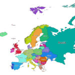 Europe Labeled Map | Labeled Maps In Map Of Europe And Asia Labeled