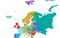 Europe Labeled Map | Labeled Maps in Map of Europe and Asia Labeled