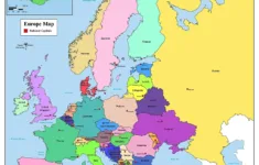 Europe Map With Countries – Europe Map Political [Pdf] with Map of Europe and Asia 2022