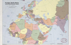 Europe, North Africa, And Southwest Asia. | Library Of Congress throughout Map of Eastern Europe and Western Asia