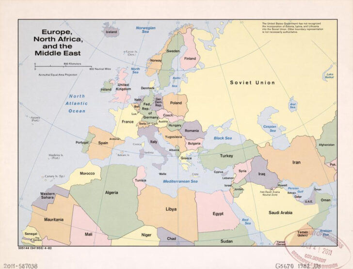 Map of Europe Asia and Middle East