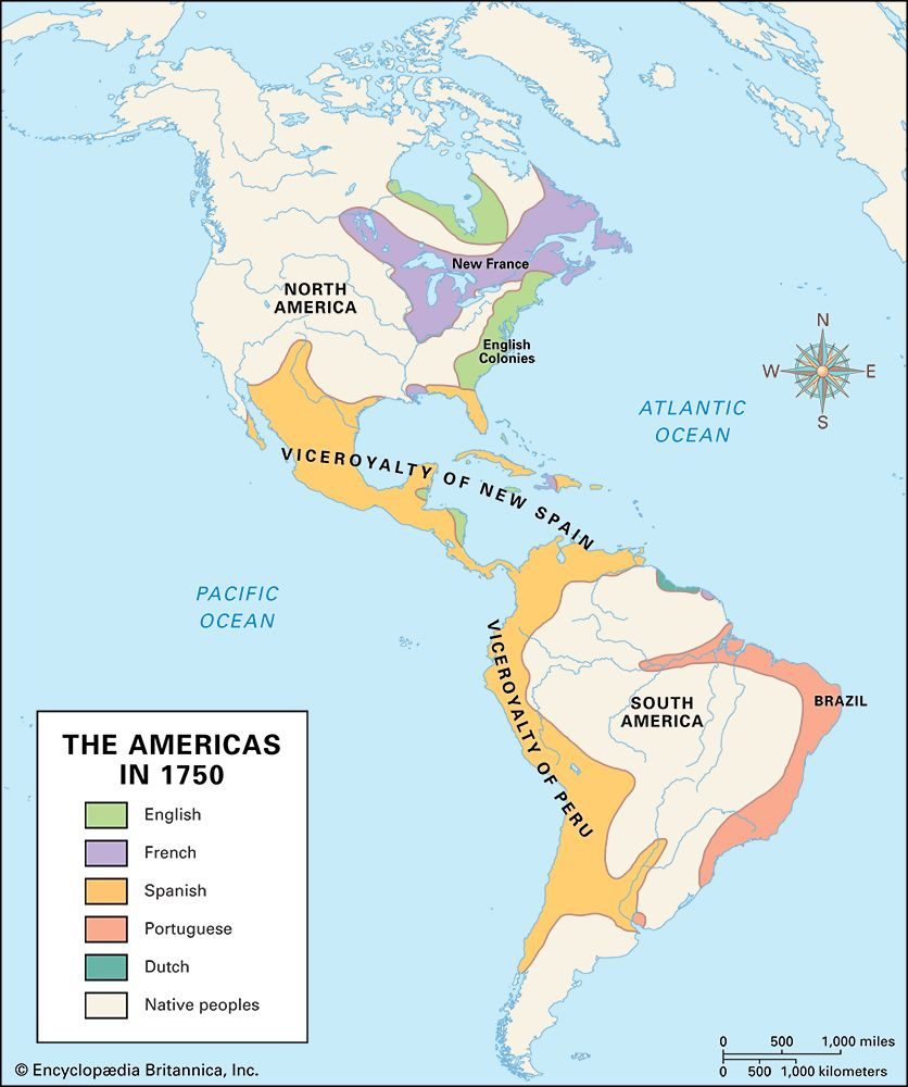 Exploration And Settlement Of The Americas - Kids | Britannica within European Settlements In North and South America 1682 Map