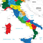 Explore Italy: Detailed Maps Of Regions And Cities With Landmarks Intended For Map Of Italy Regions And Cities
