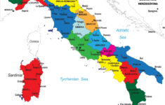Explore Italy: Detailed Maps Of Regions And Cities With Landmarks pertaining to Regional Map of Italy with Cities