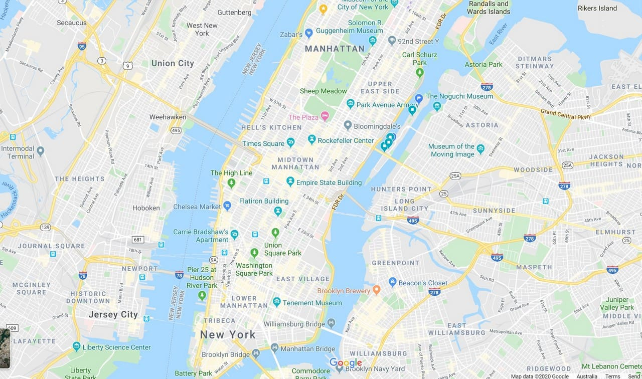 Explore Map Of Manhattan Ny | Detailed Nyc Tourist Maps, Streets with Street Map Of New York City Printable