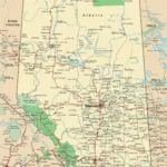 Explore The Natural Wonders Of Alberta: A Comprehensive Map Of In Printable Map Of Alberta