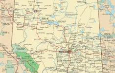 Explore The Natural Wonders Of Alberta: A Comprehensive Map Of in Printable Map of Alberta