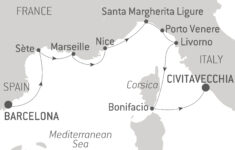 Exploring Southern France &amp; The Italian Rivierasea regarding Map Of South Of France And Italian Riviera