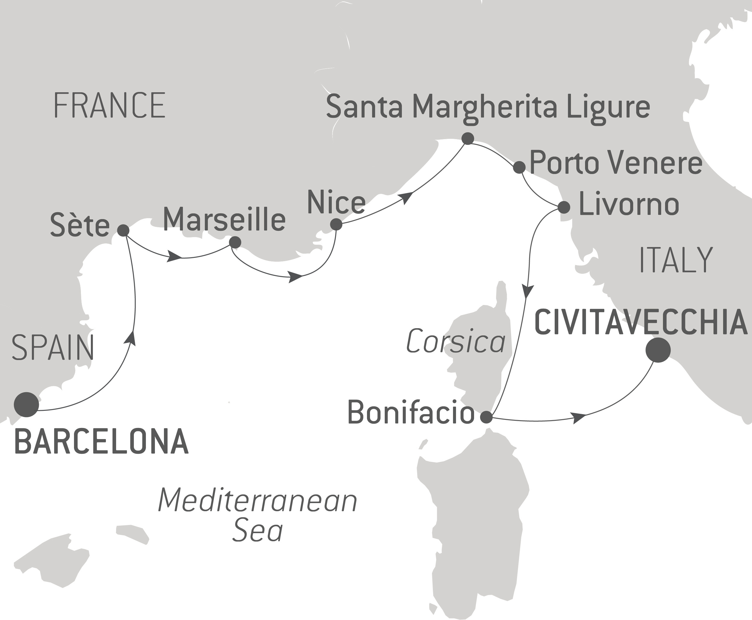 Exploring Southern France &amp;amp; The Italian Rivierasea regarding Map Of South Of France And Italian Riviera