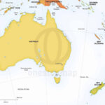 🇦🇺 🇳🇿 Vector Map Of Australia   New Zealand | One Stop Map Within Free Printable Map Of Australia And New Zealand