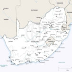 🇿🇦 Vector Map Of South Africa Political | One Stop Map Throughout Free Printable Map Of South Africa