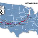 🔥 [40+] Route 66 Map Wallpapers | Wallpapersafari Pertaining To Printable Map Of Route 66 USA