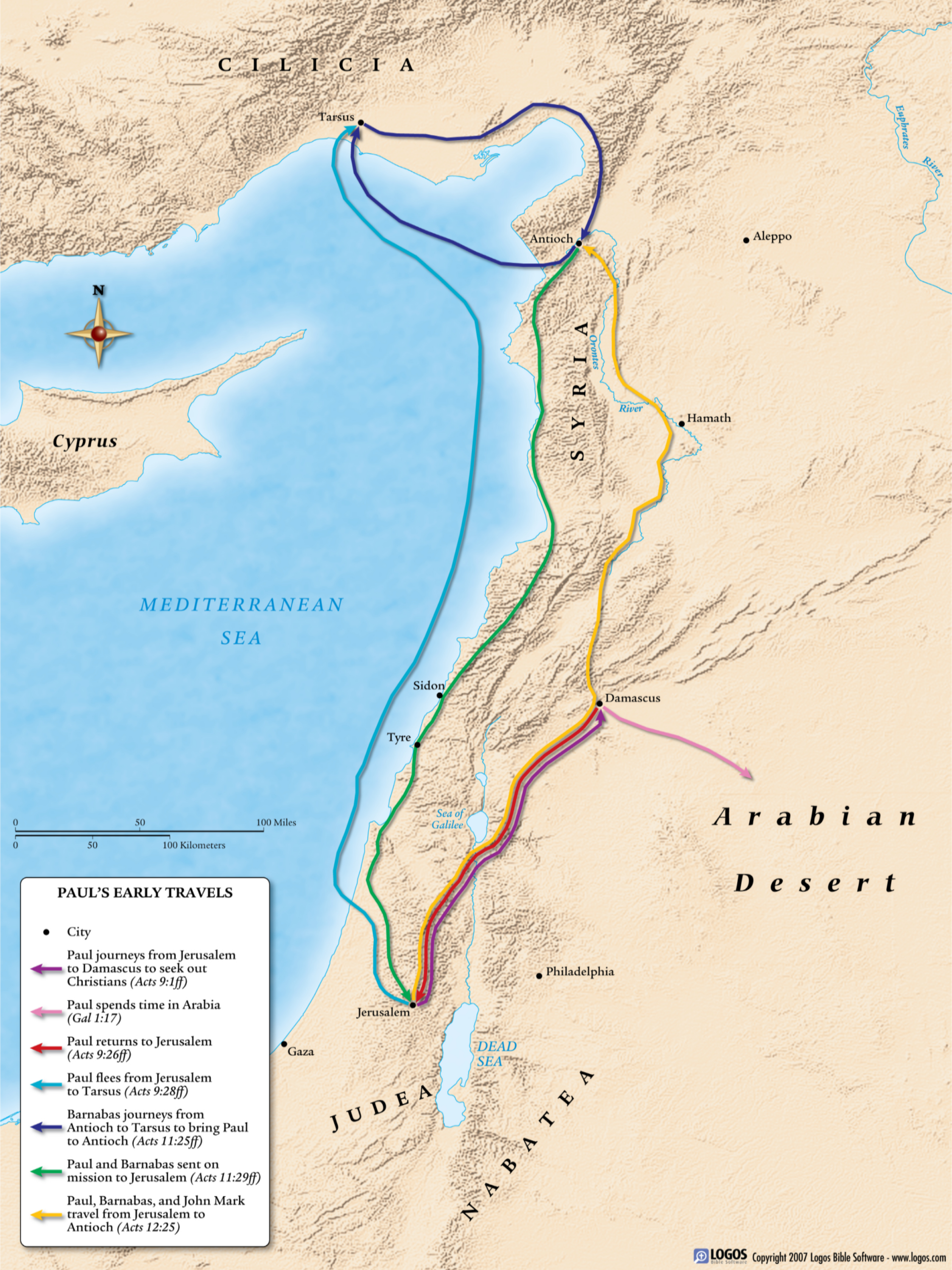 Faith Bible Church: St. Paul, Mn &amp;gt; Maps Of Paul&amp;#039;S Journeys inside Paul&amp;amp;#039;s First Missionary Journey Map Printable