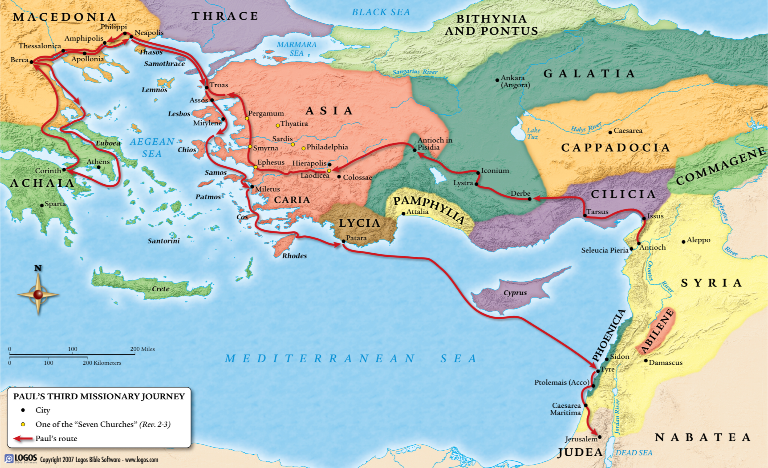 Faith Bible Church: St. Paul, Mn &amp;gt; Maps Of Paul&amp;#039;S Journeys regarding Printable Map Of Paul&amp;#039;S Missionary Journeys