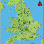 Fantasy Style Map Of Medieval England And Wales : R/Medievalhistory In Medieval Map Of England And Scotland