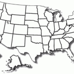 Fastpanel In Printable Black And White United States Map