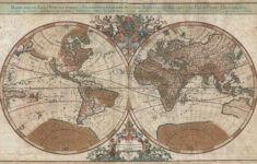 File:1691 Sanson Map Of The World On Hemisphere Projection pertaining to Historical Jesuit Maps Of Europe And Asia