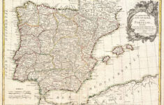 File:1775 Janvier Map Of Spain And Portugal - Geographicus with regard to Old Map Of Spain And Portugal