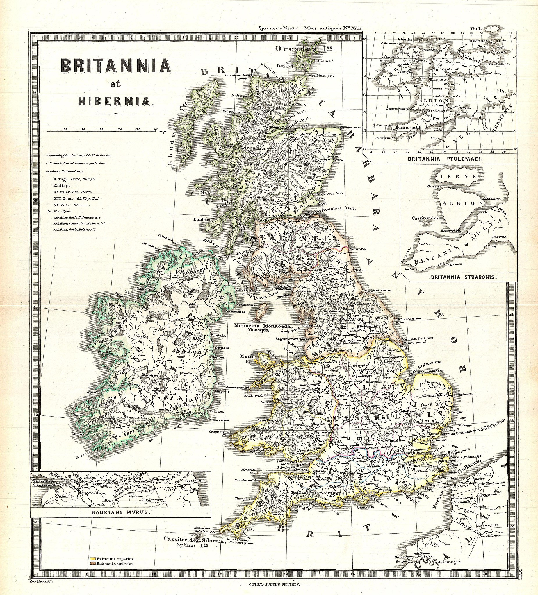 File:1865 Spruner Map Of The British Isles (England, Scotland with regard to Old Map of England and Scotland