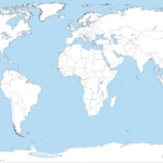 File:a Large Blank World Map With Oceans Marked In Blue Regarding Free Printable Blank Map Of Continents And Oceans