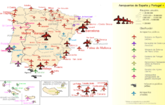 File:airports Of Spain And Portugal - Wikimedia Commons throughout Map Of Spain And Portugal Airports