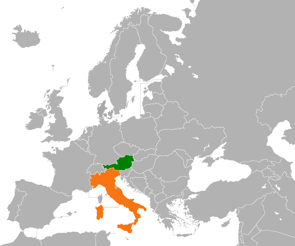 File:austria Italy Locator - Wikimedia Commons regarding Map of Austria and Italy