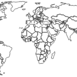 File:black And White Political Map Of The World   Wikimedia Inside Blank World Map Printable Black And White
