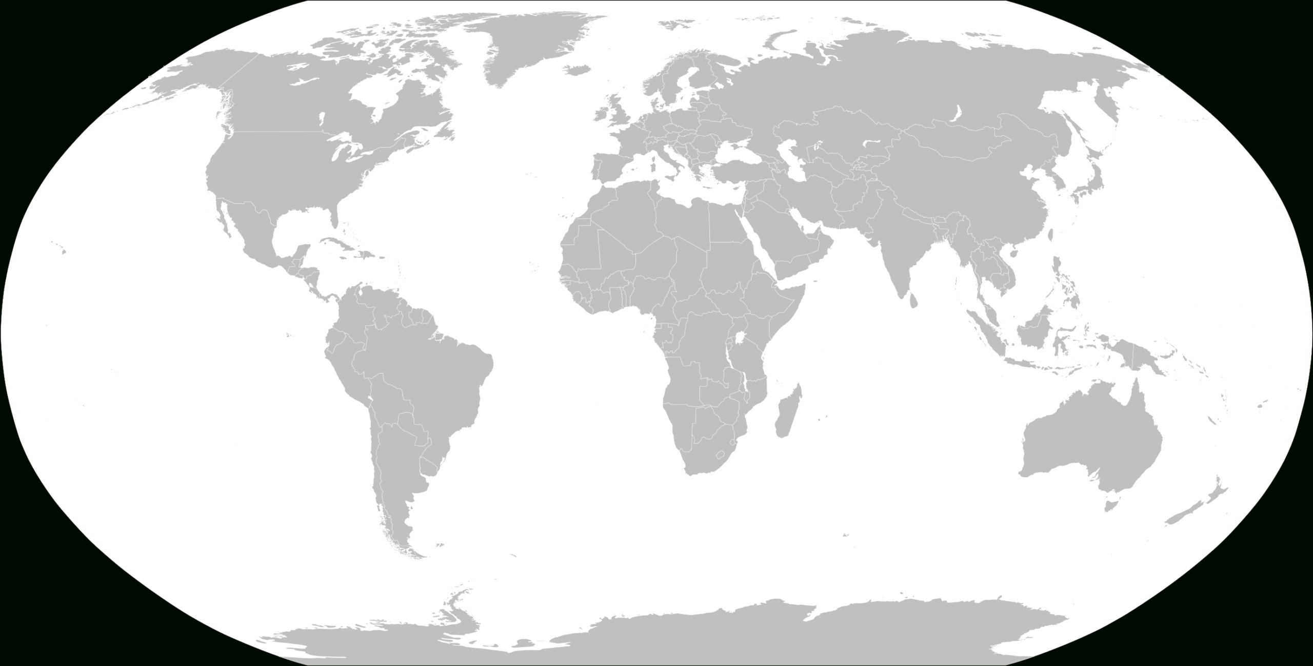 File:blankmap-World.svg - Wikimedia Commons for Blank Map of the World Printable Free Download