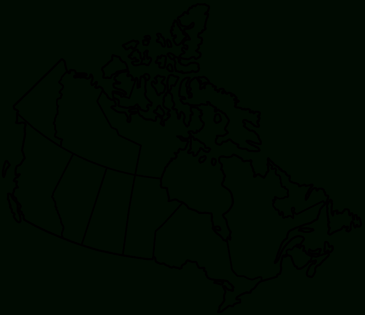 File:canada Provinces Blank - Wikimedia Commons regarding Free Printable Map of Canada with Provinces