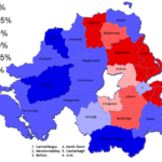 File:districts Of Northern Irelandpredominant Religion Throughout Religion Map Of Northern Ireland