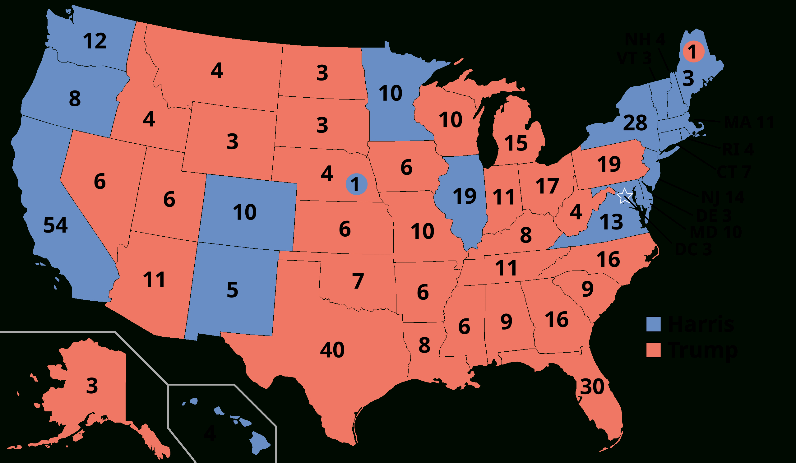 File:electoralcollege2024.Svg - Wikimedia Commons with Free Printable Electoral College Map 2025
