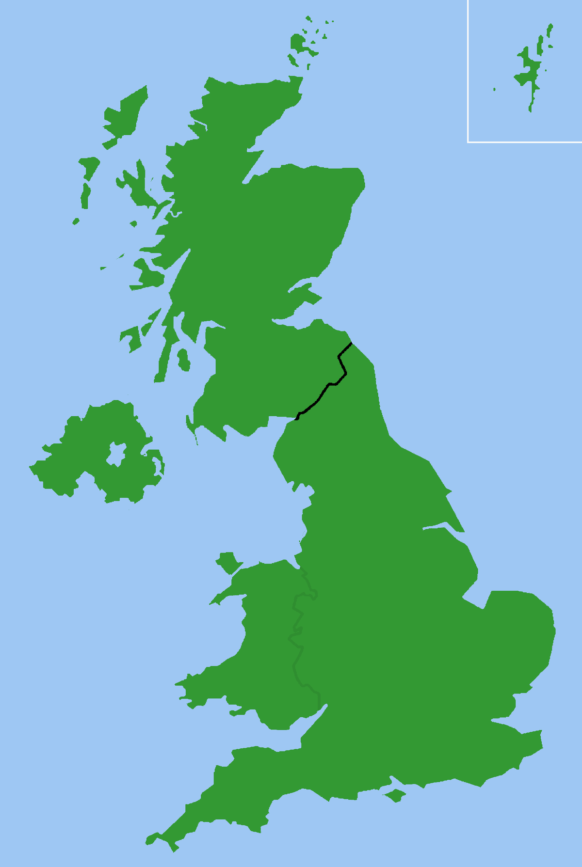 Map Of Scotland And England Border Adams Printable Map