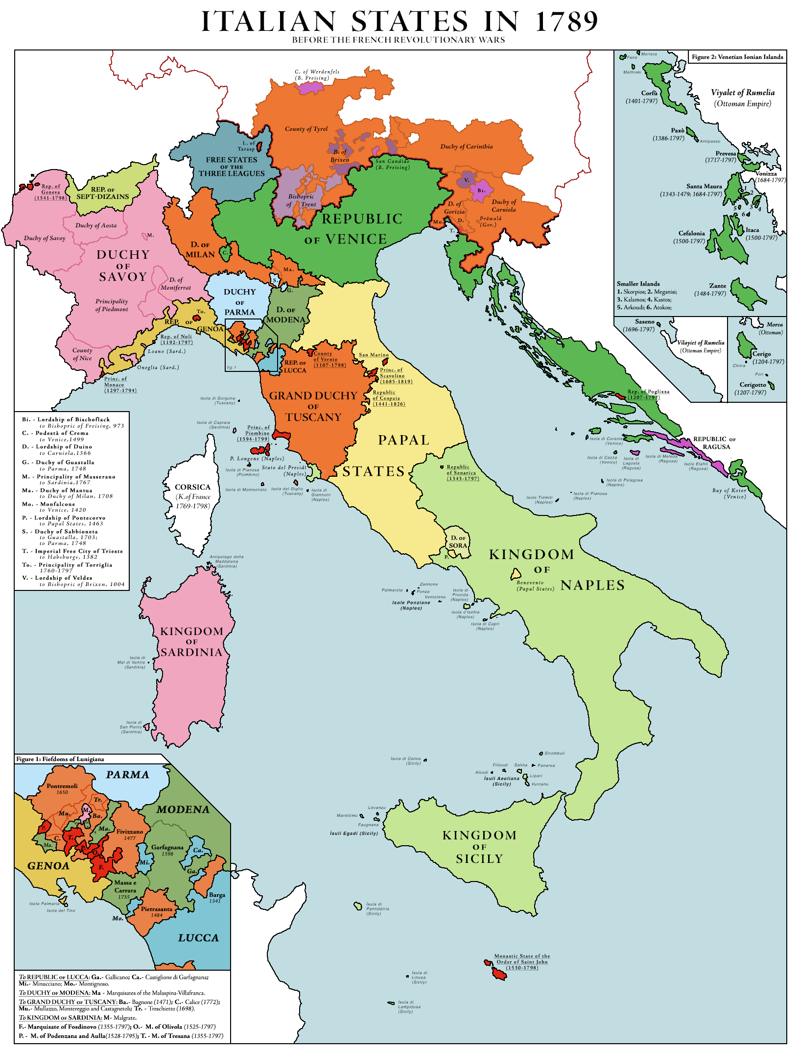 File:italian States In 1789 - Wikimedia Commons inside Map Of Italy And Venice