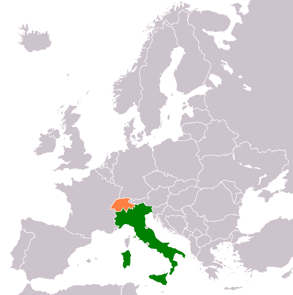 File:italy Switzerland Locator - Wikimedia Commons regarding Map Of Europe Switzerland And Italy