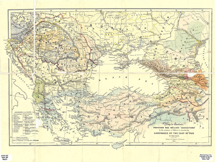 Map of Eastern Europe and Asia Minor